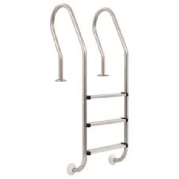 3-Step Ladder W/Antislip Tread Stainless steel