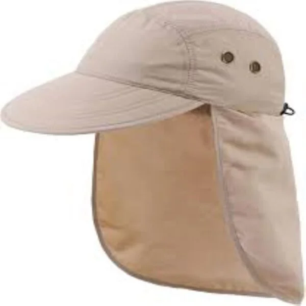Sun Hat with Shade - Khaki