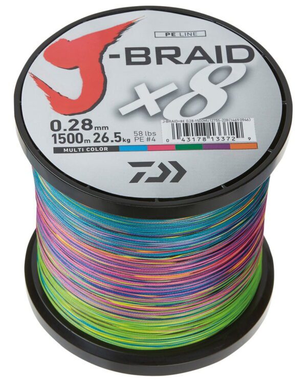 J- Braid Multicolored Fishing Line