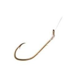 Eagle Claw Pro-V Bend Snelled Baitholder Fishing Hooks