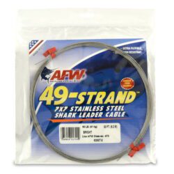 AFW 49 Strand, 7x7 Stainless Steel Shark Leader Cable