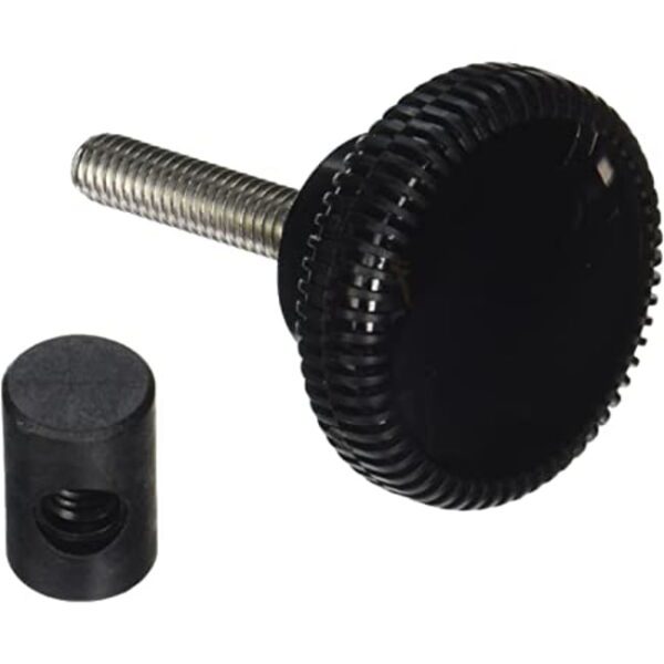 Black Hayward Super Pump Swivel Nut Replacement with Knob