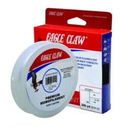 Eagle Claw Premium Monofilament Clear Blue Fishing Line