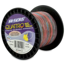 Hi Seas Quattro 4 Color Camo Braid Fishing Line