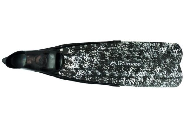 Picasso Spearfishing Fins Master Deep Black Camo