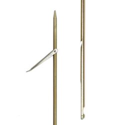 Picasso Gold Spring Steel Round Finned Notch Spears for Speargun