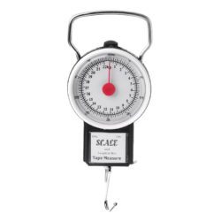 Scale Dial W tape Measure Multi-Purpose Portable Hand Held Fishing Scale