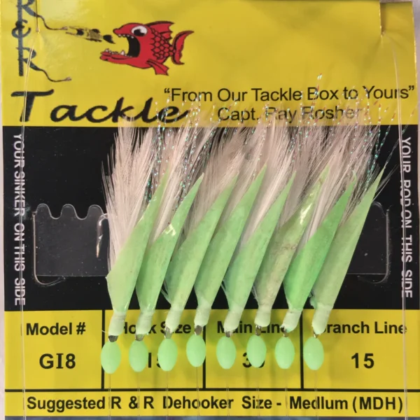 R&R Tackle G18 Strong Hooks Tournament Grade Sabiki Bait/Rig/ Artificial bait/Fishing Lure