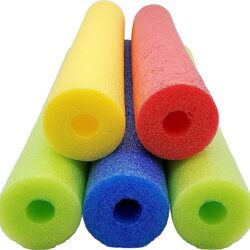 Pool Noodle, FixFind 5 Pack of 52 Inch Hollow Foam Pool Swim Noodle, Bright Foam Noodles for Swimming, Floating and Craft Projects