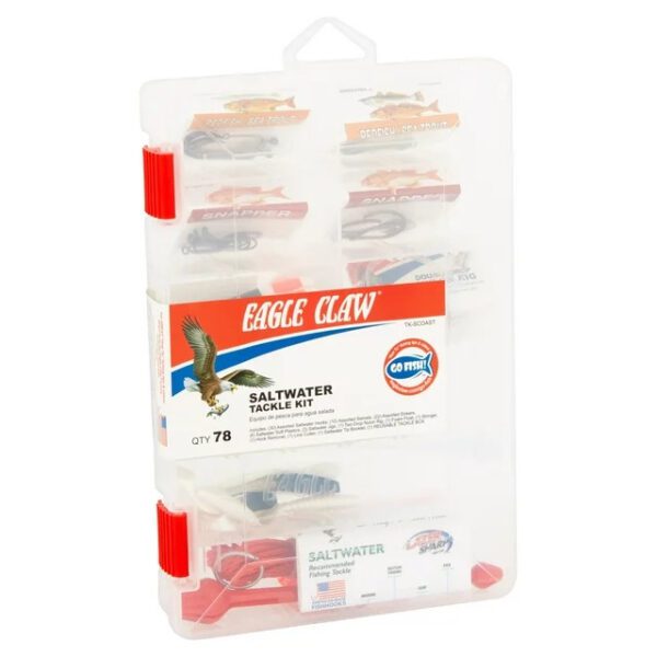 Eagle Claw Saltwater Tackle Kit/ Utility Box